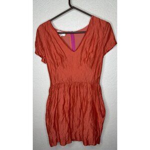 Anthropologie Corey Lynn Calter Sateen A-Line Dress Size 2 Boho Summer Resort R2